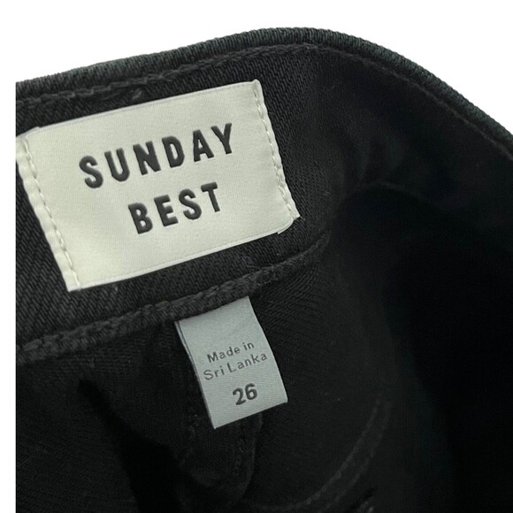 Aritzia Sunday Best Skinny Jeans Women’s 26 Dark Wash Mid Rise Stretch Denim - Picture 12 of 13